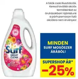 Spar Surf mosószer ajánlat