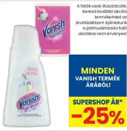 Spar Vanish termék ajánlat