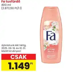 Spar Fa tusfürdő ajánlat