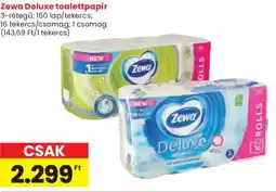 Spar Zewa Deluxe toalettpapír ajánlat