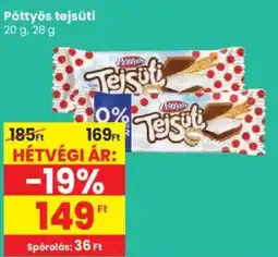 Spar Pöttyös tejsüti ajánlat