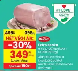 Spar Regnum Extra sonka ajánlat