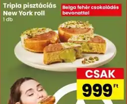 Interspar Tripla pisztáciás New York roll ajánlat