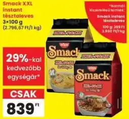 Interspar Smack XXL instant tésztaleves ajánlat