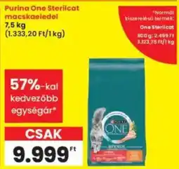 Interspar Purina One Sterilcat macskaeledel ajánlat