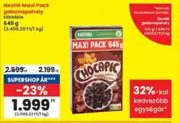 Interspar Nestlé Maxi Pack gabonapehely ajánlat