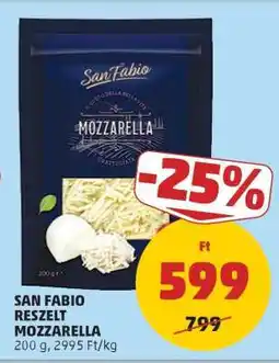 PENNY San Fabio Reszelt Mozzarella ajánlat