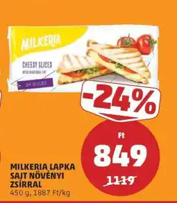 PENNY Milkeria Lapka Sajt Növényi Zsírral ajánlat