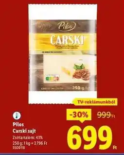 Lidl PILOS Carski sajt ajánlat