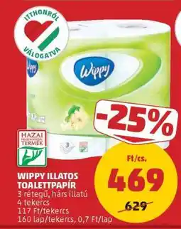 PENNY Wippy Illatos Toalettpapír ajánlat