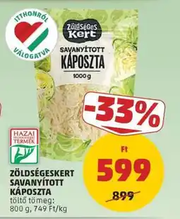 PENNY Zöldségeskert Savanyított Káposzta ajánlat