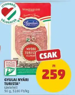 PENNY Gyulai Nyári Turista ajánlat