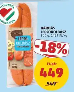 PENNY Dárdás Lecsókolbász ajánlat