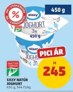 PENNY Sissy Natúr Joghurt ajánlat