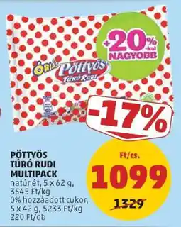PENNY Pöttyös Túró Rudi Multipack ajánlat