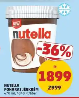 PENNY Nutella Poharas Jégkrém ajánlat