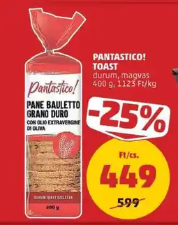 PENNY PANTASTICO! TOAST ajánlat