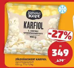 PENNY ZÖLDÉGESKERT KARFIOL ajánlat