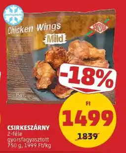 PENNY Csirkeszárny ajánlat