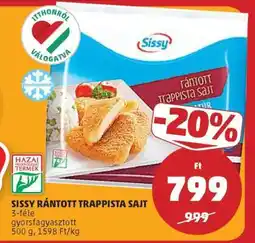PENNY Sissy Rántott Trappista Sajt ajánlat