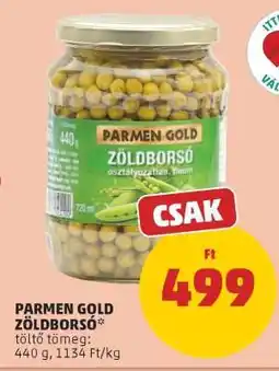 PENNY PARMEN GOLD ZÖLDBORSÓ ajánlat
