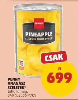 PENNY PENNY ANANÁSZ SZELETEK ajánlat