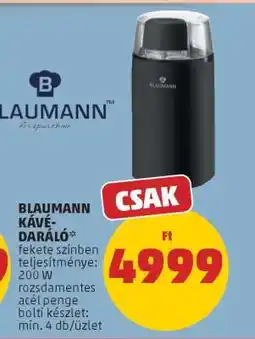 PENNY Blaumann Kávédaráló ajánlat