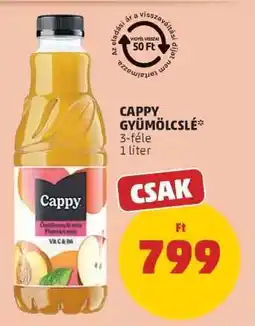 PENNY Cappy gyümölcslé ajánlat