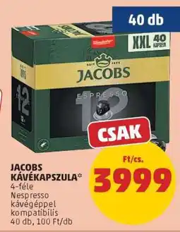 PENNY Jacobs kávékapszula ajánlat