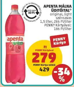 PENNY Apenta Málna Üdítőital ajánlat