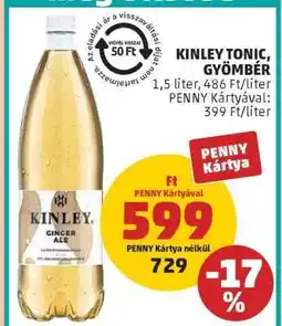 PENNY KINLEY Tonic / gyömbér ajánlat