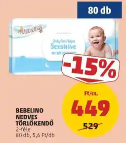PENNY Bebelino Nedves Törlőkendő ajánlat