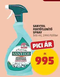 PENNY Sanytol Fertőtlenítő Spray ajánlat