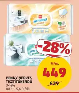 PENNY PENNY NEDVES TISZTÍTÓKENDŐ ajánlat