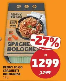 PENNY PENNY TO GO SPAGHETTI BOLOGNESE ajánlat