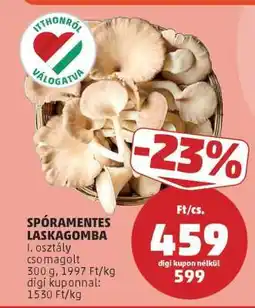 PENNY Spóramenes Laskagomba ajánlat