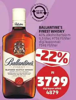 PENNY Ballantine's Finest Whisky ajánlat