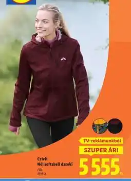 Lidl Crivit Női softshell dzseki ajánlat