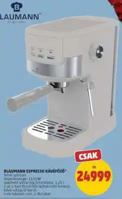 PENNY Blaumann Espresso Kávéfőző ajánlat