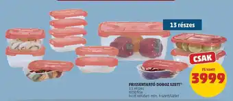 PENNY FRISSENTARTÓ DOBOZ SZETT ajánlat