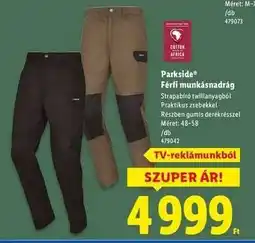 Lidl PARKSIDE Férfi munkásnadrág ajánlat
