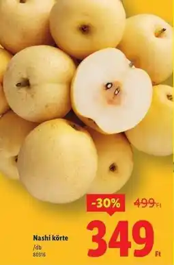 Lidl Nashi körte ajánlat