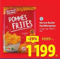 Lidl HARVEST BASKET Hasábburgonya ajánlat