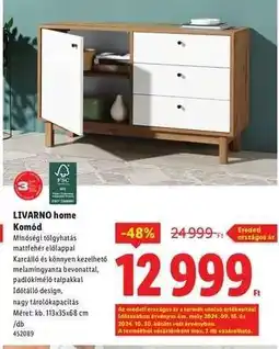 Lidl LIVARNO HOME Komód ajánlat