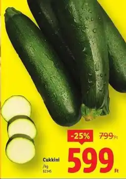 Lidl Cukkini ajánlat