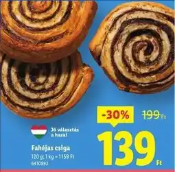 Lidl Fahéjas csiga ajánlat
