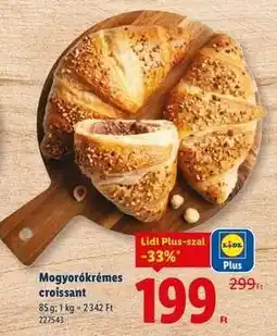 Lidl Mogyorókrémes croissant ajánlat