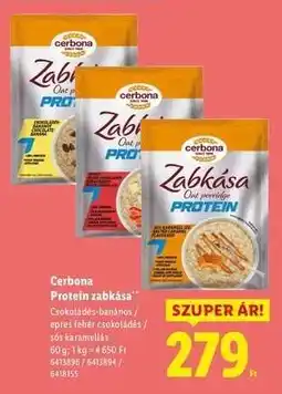 Lidl CERBONA PROTEIN ZABKÁSA ajánlat
