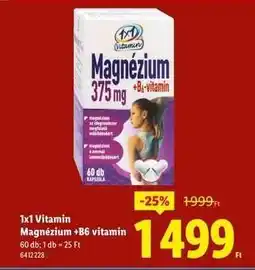 Lidl 1x1 Vitamin Magnézium +B6 vitamin ajánlat