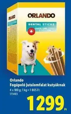 Lidl ORLANDO Fogápoló jutalomfalat kutyáknak ajánlat
